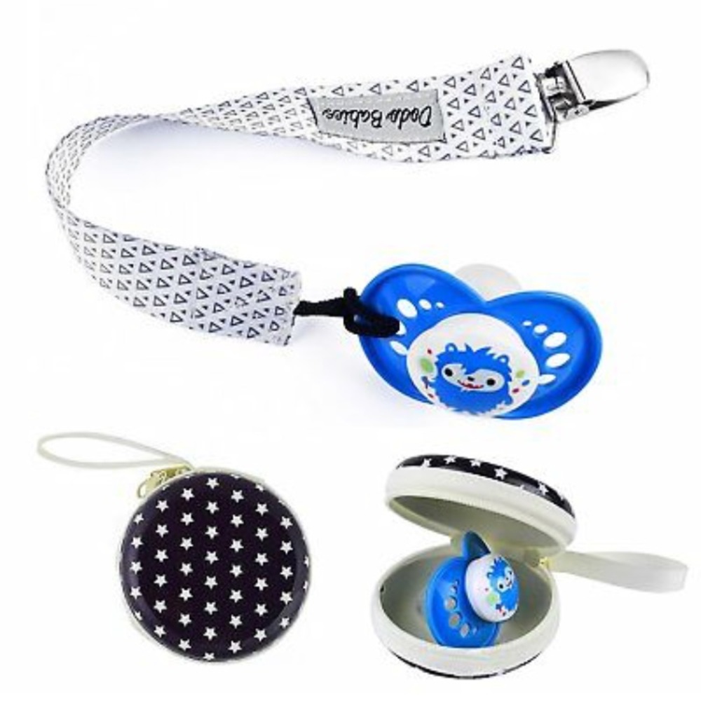 🛍 SALE! Dodo Babies pacifier clips & case set